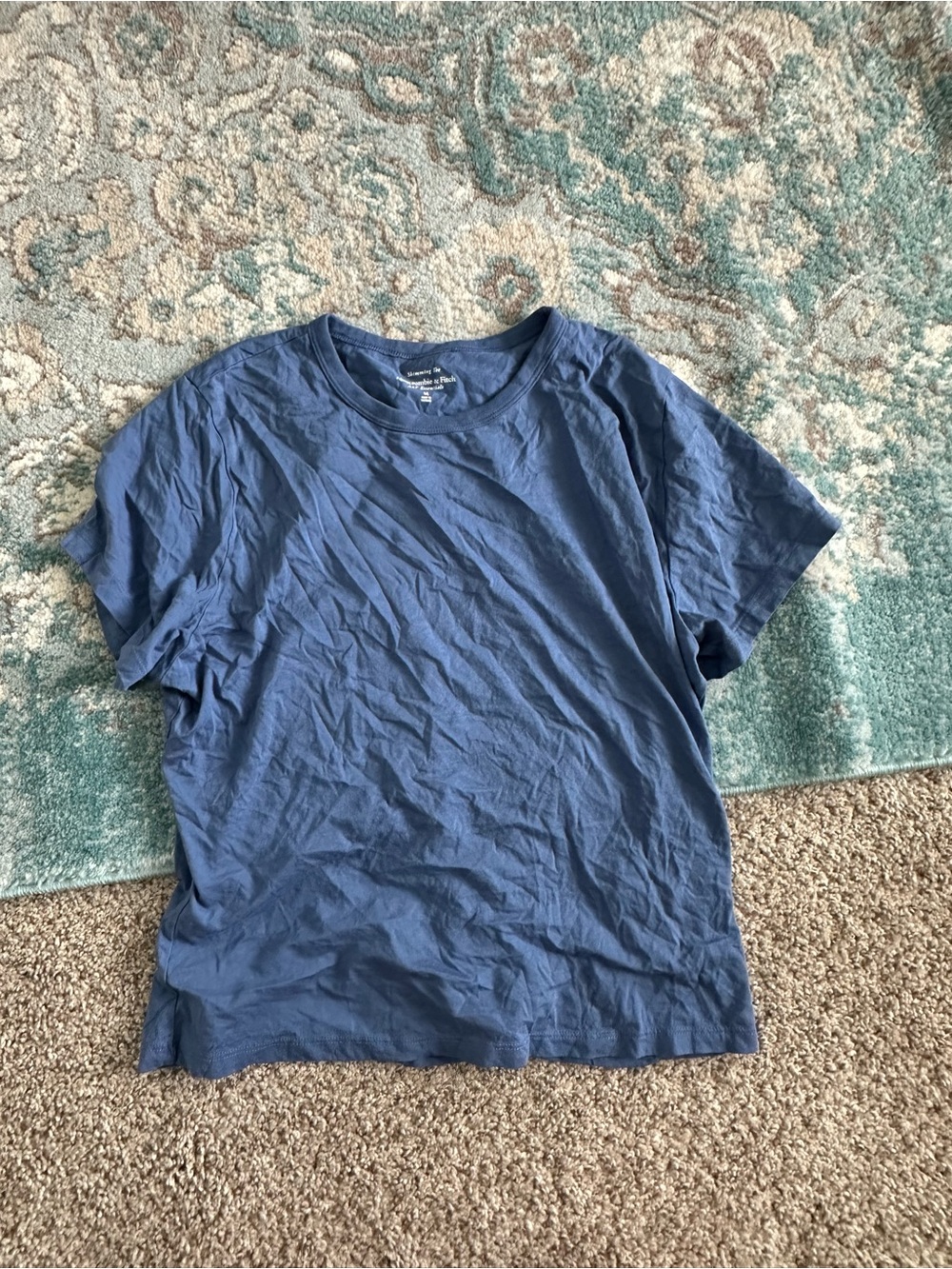Crew Neck T-Shirt in Blue